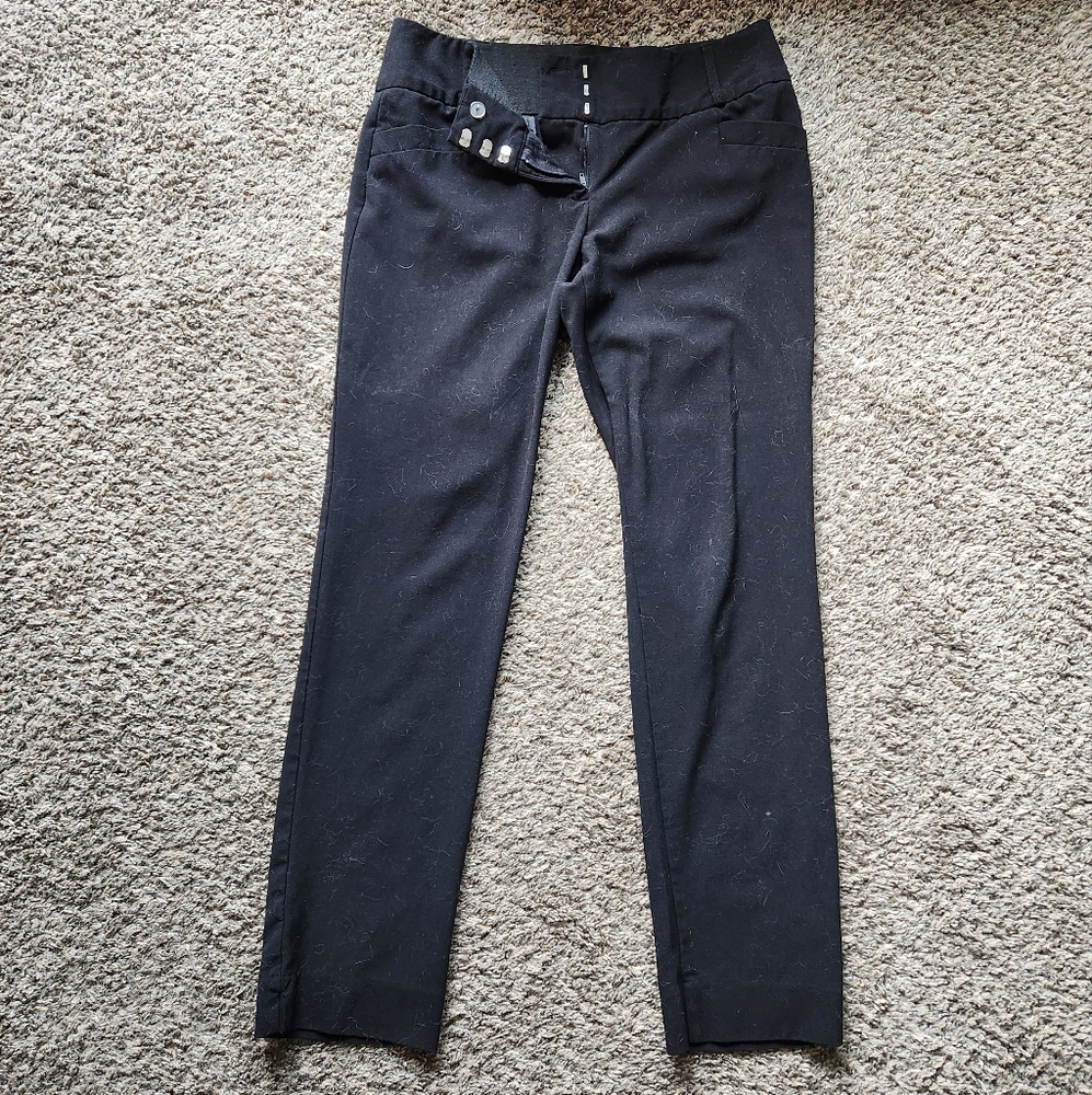Boot Cut High Waist Fitted Pants